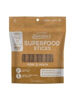 Dog Treat Naturals Dog Treat Naturals Superfood Sticks - Pork & Peach - 10 oz