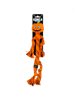 KONG KONG Halloween Scrubz Jack-o-Lantern Dog Toy Orange MD