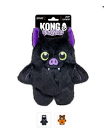KONG KONG Halloween Snuzzles Bat and Bear Dog Toy Assorted MD