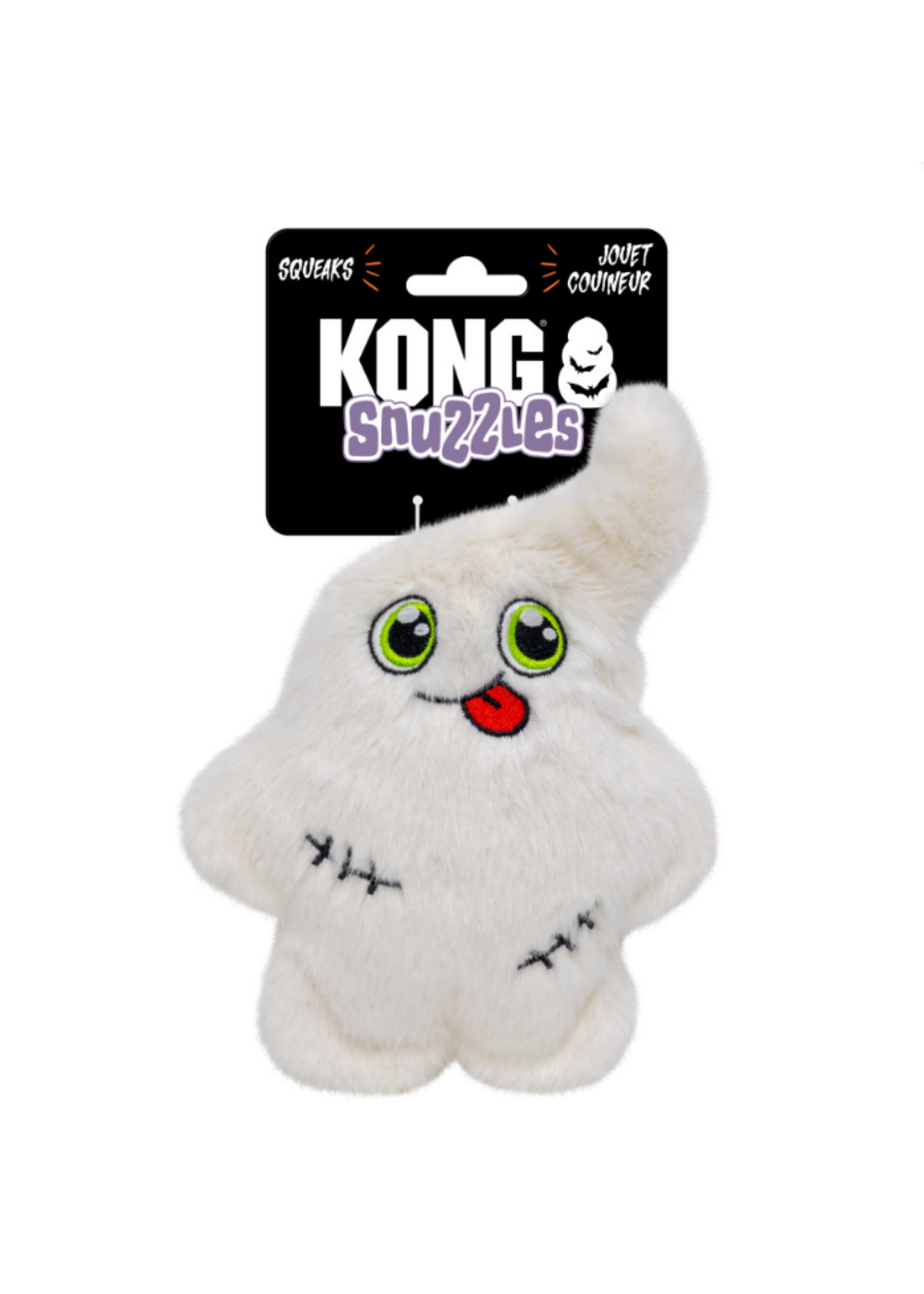 KONG KONG Halloween Snuzzles Ghost and Pumpkin Dog Toy Assorted SM