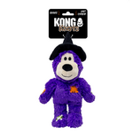 KONG KONG Halloween Wild Knots Witch Bear Dog Toy Purple MD/ LG