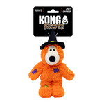 KONG KONG Halloween Wild Knots Witch Bear Dog Toy Orange SM/MD