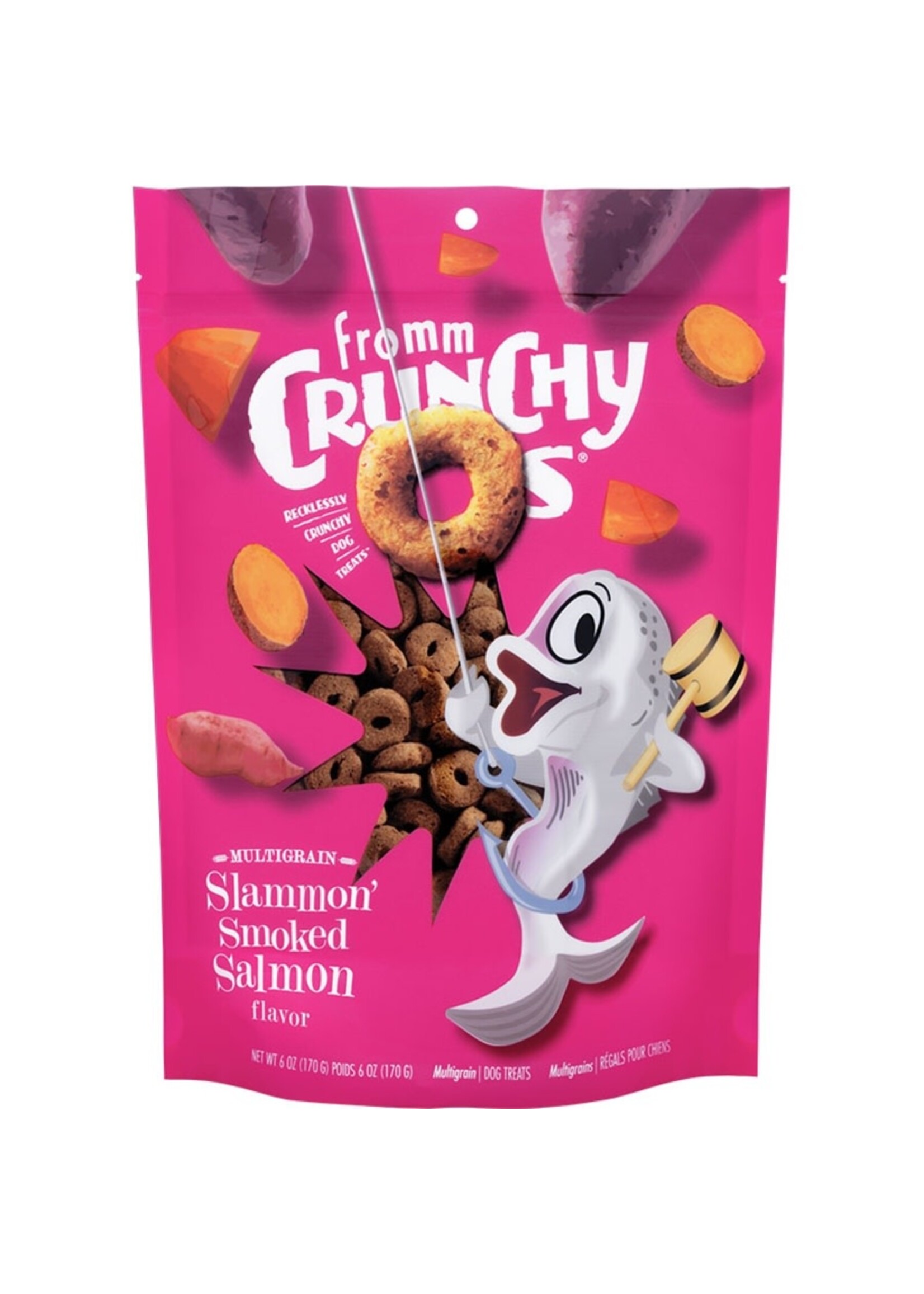 Fromm Fromm Crunchy Os Slammon' Smoked Salmon Dog Treats - 6 OZ