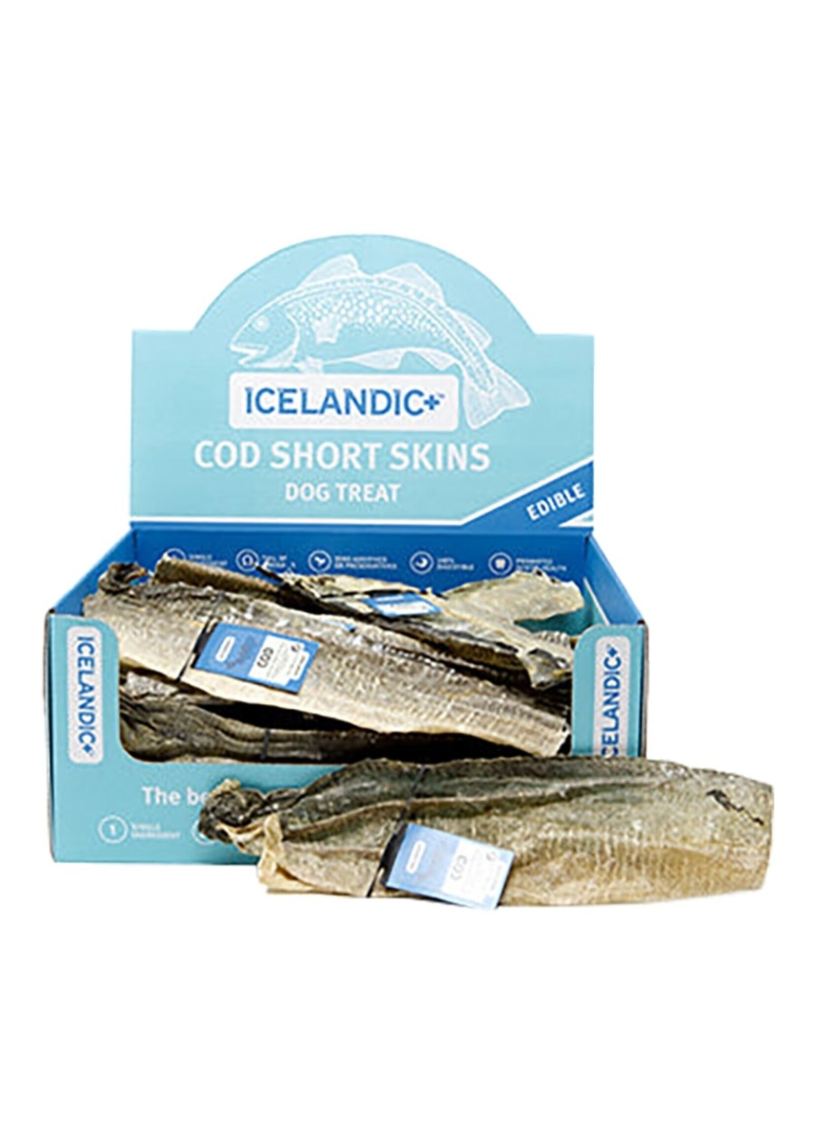 Icelandic+ Icelandic+ Cod Short Skin Dog Treat