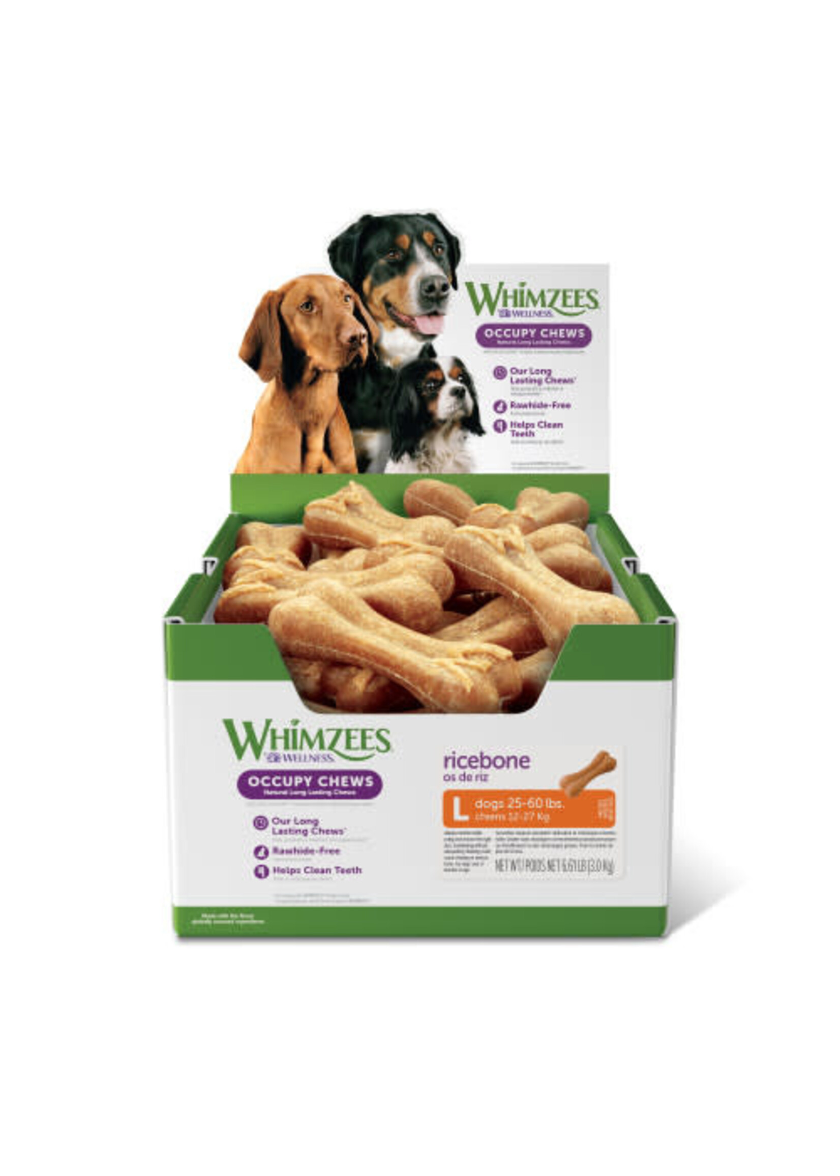 Wellness WHIMZEES Rice Bone Dental Dog Treat | Bulk