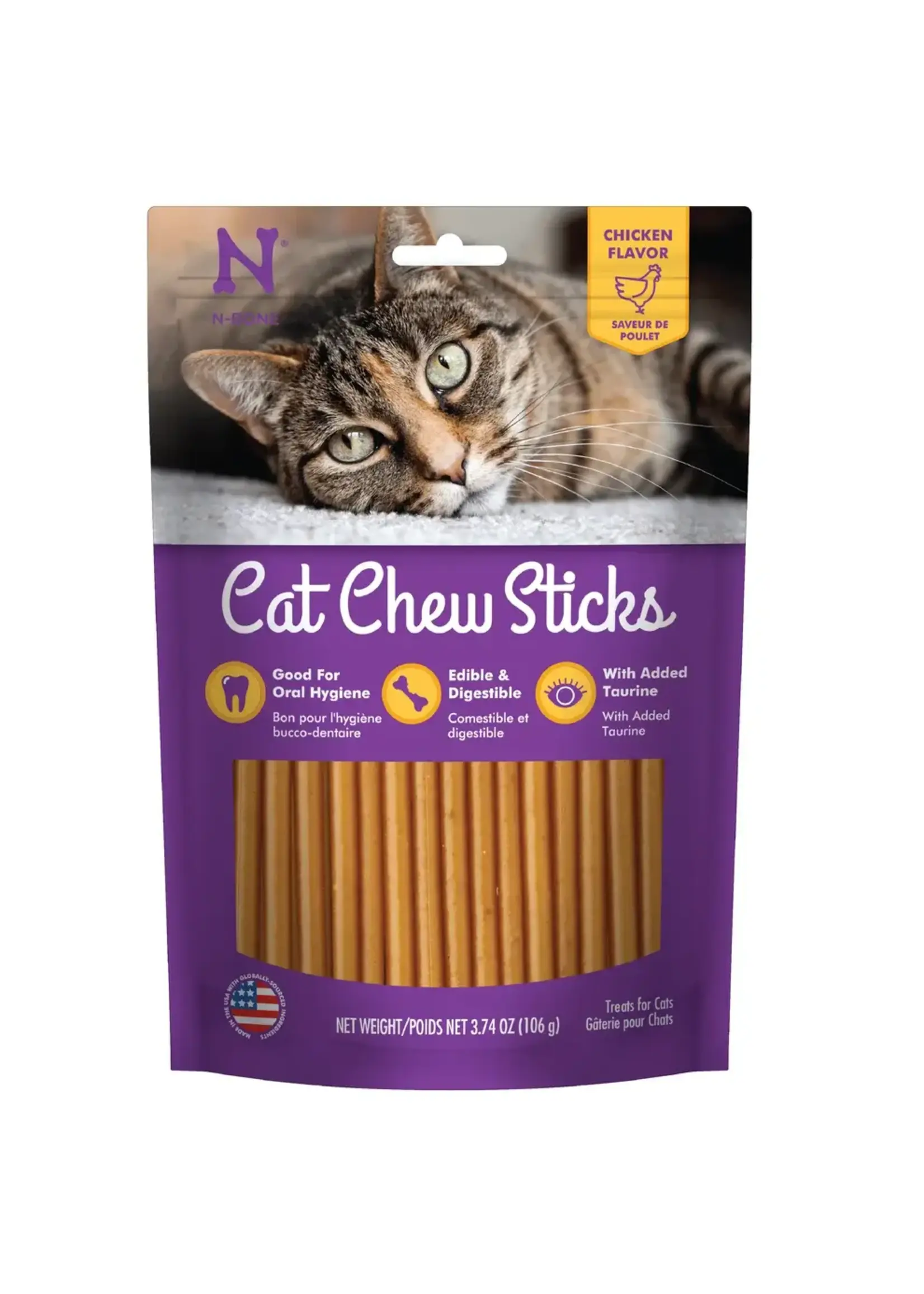 N-Bone N-Bone Cat Chew Sticks Chicken Treats - 3.74 oz