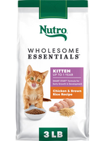 Nutro Nutro Kitten Chicken & Brown Rice Dry Cat Food - 3 lb
