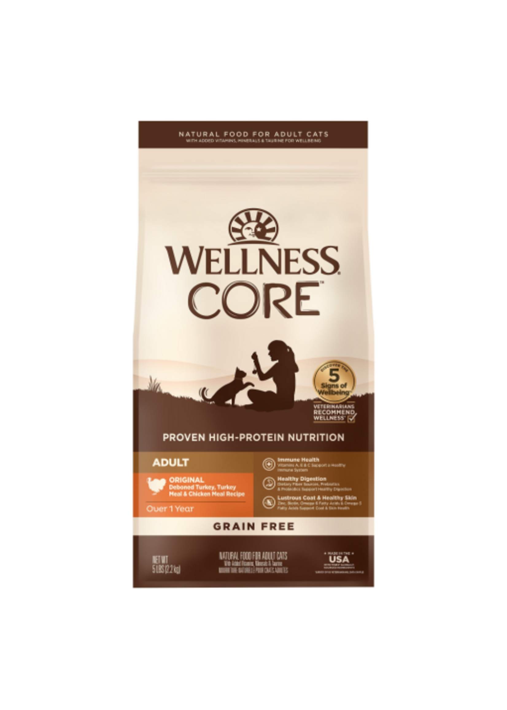 Wellness Wellness CORE Grain-Free Original Formula Dry Cat Food - 5 lb