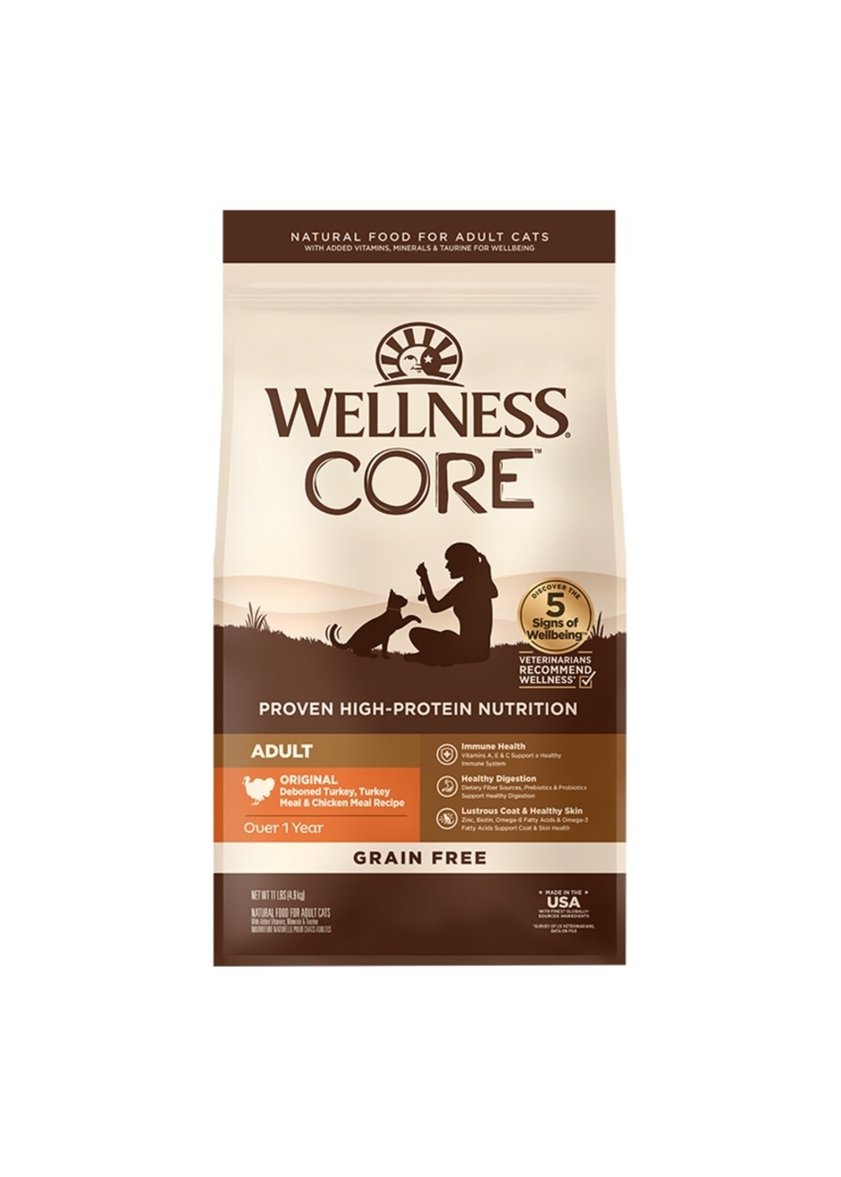Wellness Wellness CORE Grain-Free Original Formula Dry Cat Food - 11 lb