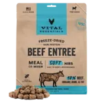 Vital Essentials Vital Essentials Freeze-Dried Dog Food - Beef Entree - Soft Nibs - 14 oz