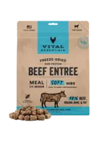 Vital Essentials Vital Essentials Freeze-Dried Dog Food - Beef Entree - Soft Nibs - 14 oz