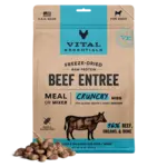 Vital Essentials Vital Essentials Freeze-Dried Dog Food - Beef Entree - Crunchy Nibs - 14 oz