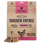 Vital Essentials Vital Essentials Freeze-Dried Dog Food - Chicken Entree - Crunchy Mini Nibs - 25 oz