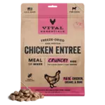 Vital Essentials Vital Essentials Freeze-Dried Dog Food - Chicken Entree - Crunchy Nibs - 14 oz