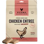 Vital Essentials Vital Essentials Freeze-Dried Dog Food - Chicken Entree - Mini Patties - 14 oz