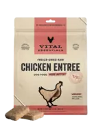 Vital Essentials Vital Essentials Freeze-Dried Dog Food - Chicken Entree - Mini Patties - 14 oz