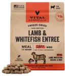 Vital Essentials Vital Essentials Freeze-Dried Dog Food - Lamb & Whitefish Entree - Soft Nibs - 3 lb