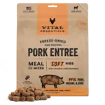 Vital Essentials Vital Essentials Freeze-Dried Dog Food - Pork Entree - Soft Nibs - 14 oz