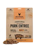 Vital Essentials Vital Essentials Freeze-Dried Dog Food - Pork Entree - Soft Nibs - 14 oz