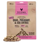 Vital Essentials Vital Essentials Freeze-Dried Dog Food - Quail, Pheasant, Egg Soft Nibs - 14 oz