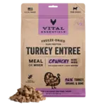 Vital Essentials Vital Essentials Freeze-Dried Dog Food - Turkey Entree - Crunchy Mini Nibs - 14 oz