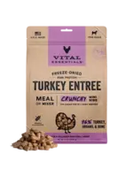 Vital Essentials Vital Essentials Freeze-Dried Dog Food - Turkey Entree - Crunchy Mini Nibs - 14 oz