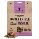 Vital Essentials Vital Essentials Freeze-Dried Dog Food - Turkey Entree - Crunchy Mini Nibs - 5.5 oz