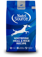 NutriSource NutriSource Choice Adult Whitefish Meal & Rice Dry Dog Food - 40 lb