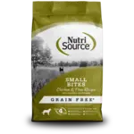 NutriSource NutriSource Adult Grain Free Small Bites Chicken & Peas Dry Dog Food - 4 lb