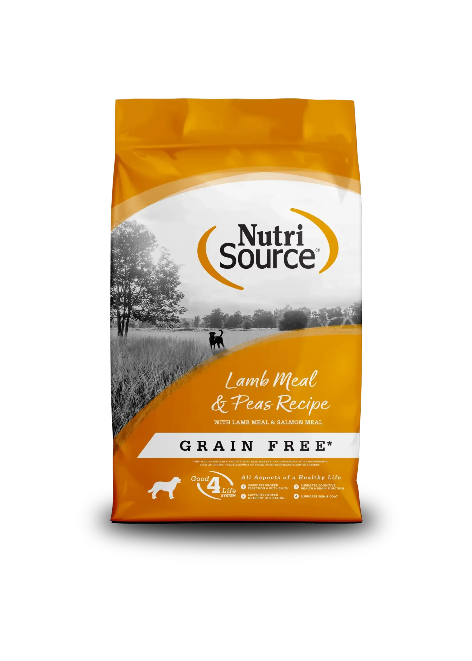 NutriSource NutriSource Adult Grain Free Lamb Meal & Peas Dry Dog Food - 12 lb