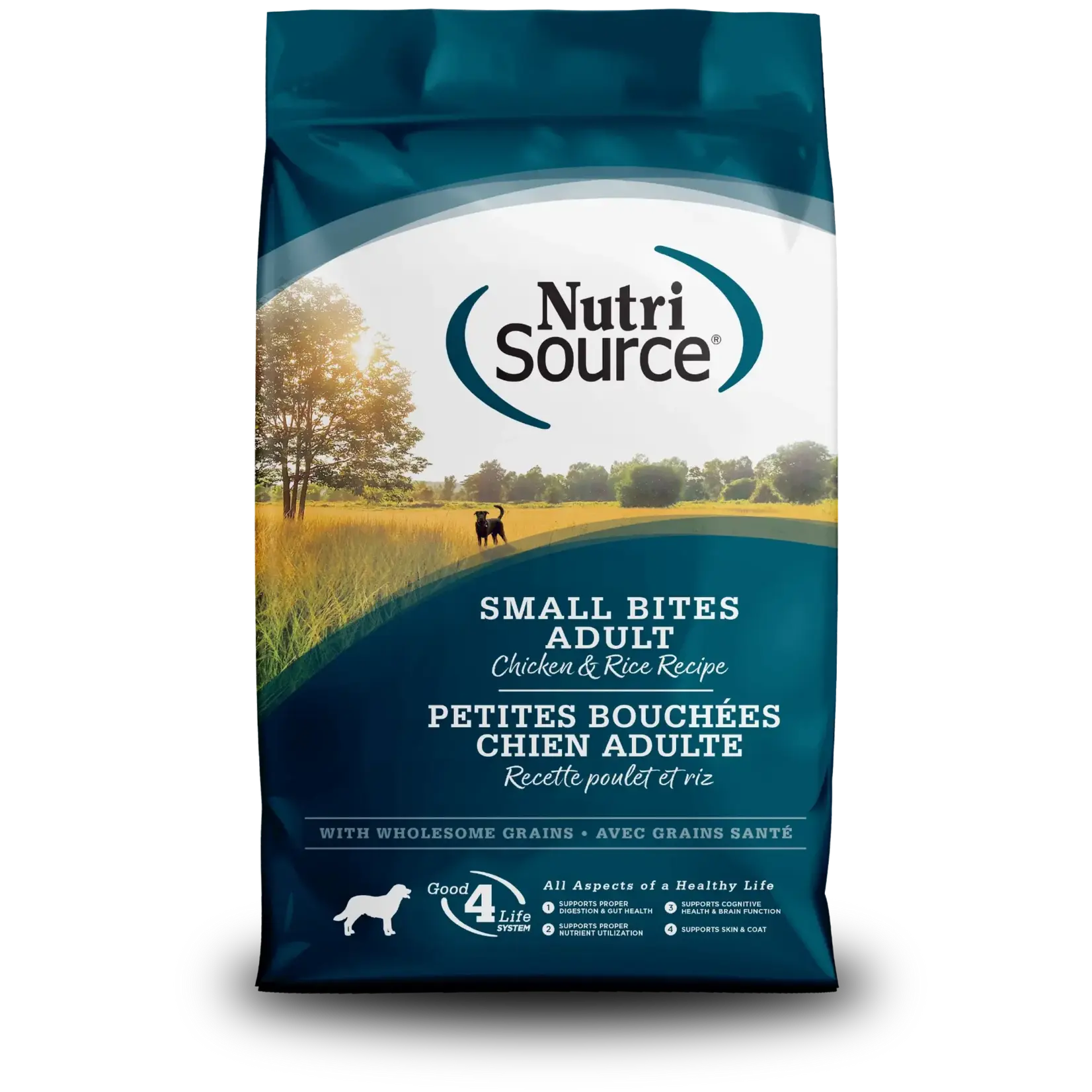NutriSource NutriSource Adult Small Bites Chicken & Rice Dry Dog Food - 12 lb