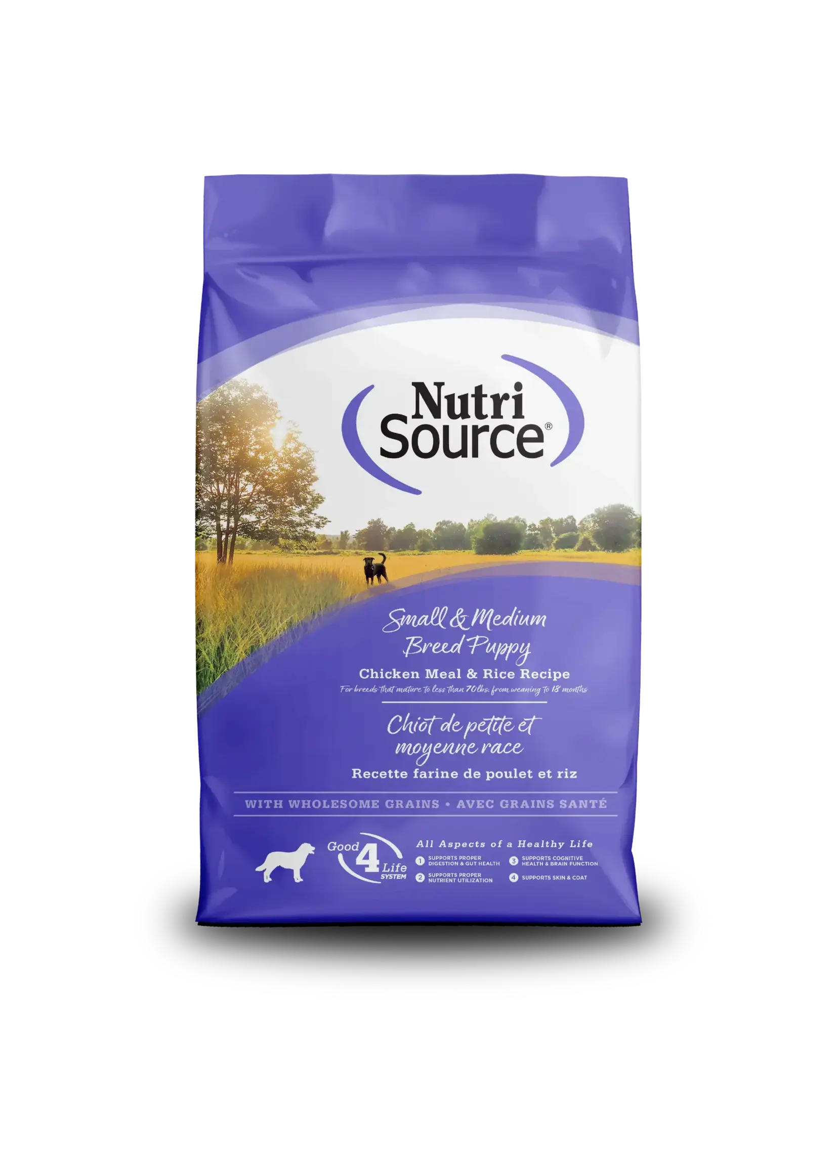 NutriSource NutriSource Puppy Small & Medium Breed Chicken & Rice Dry Dog Food - 12 lb