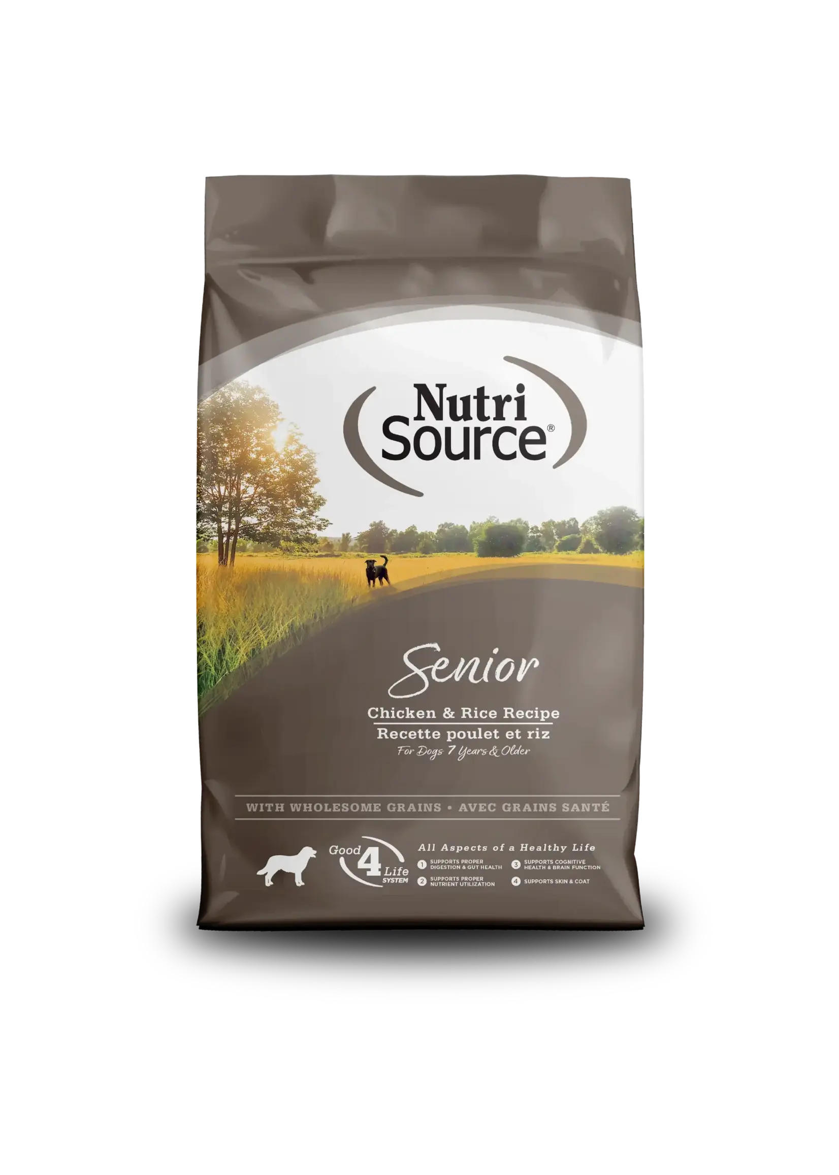 NutriSource NutriSource Senior Chicken & Rice Dry Dog Food - 12 lb