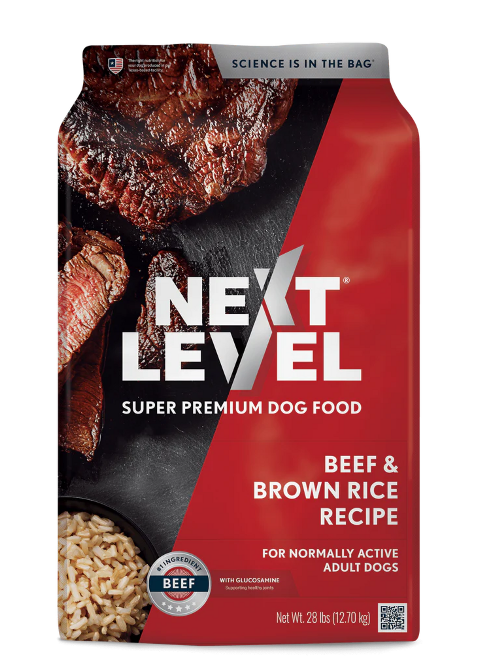 Next Level Next Level Dry Dog Food - Beef & Brown Rice - 15 lb