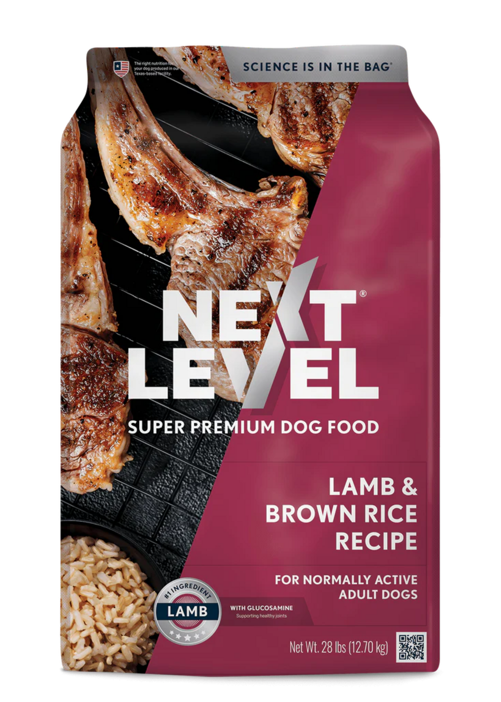 Next Level Next Level Dry Dog Food - Lamb & Brown Rice - 15 lb