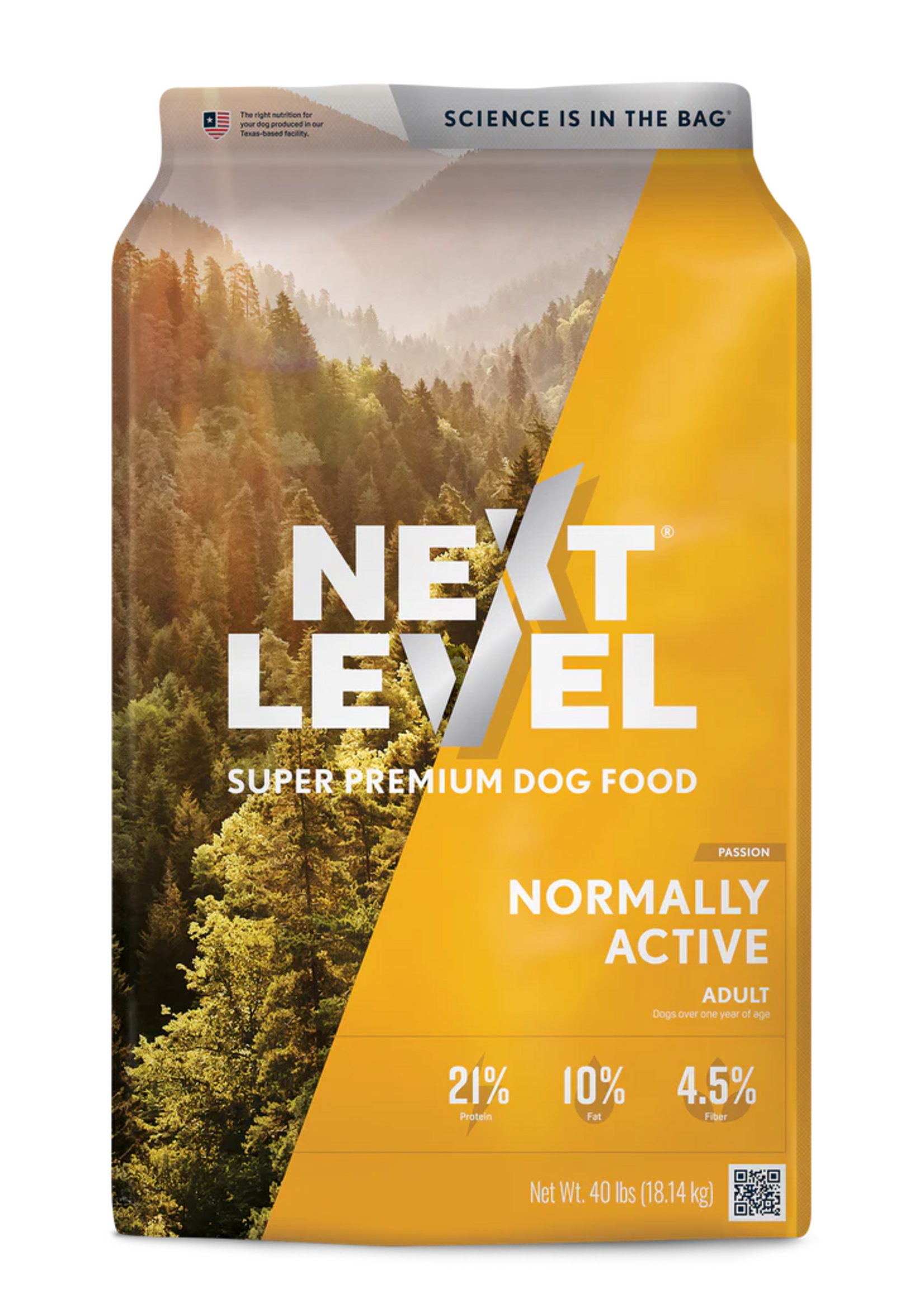 Next Level Next Level Dry Dog Food - Normally Active Healthy Weight - 40 lb