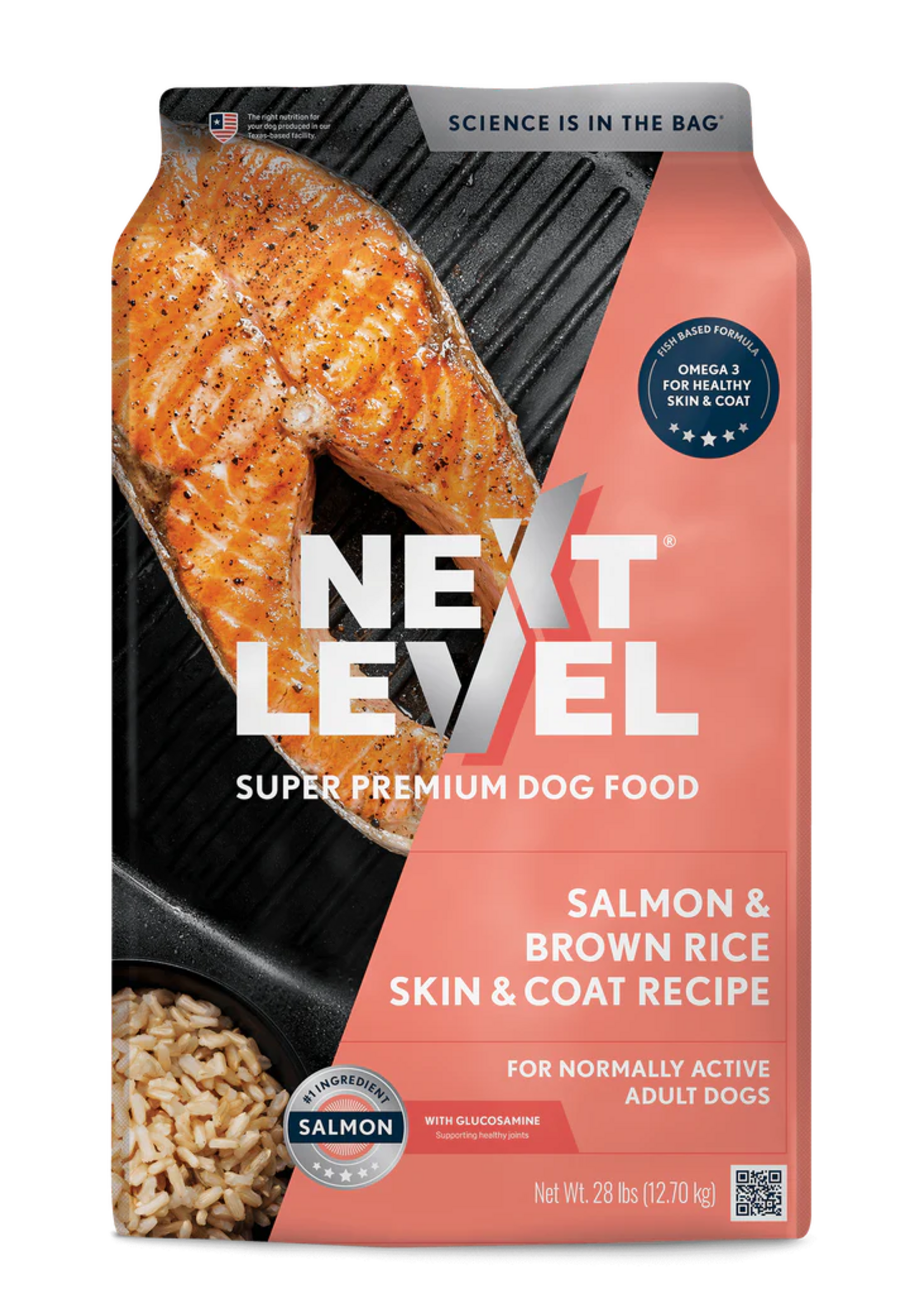 Next Level Next Level Dry Dog Food - Salmon & Brown Rice - 15 lb