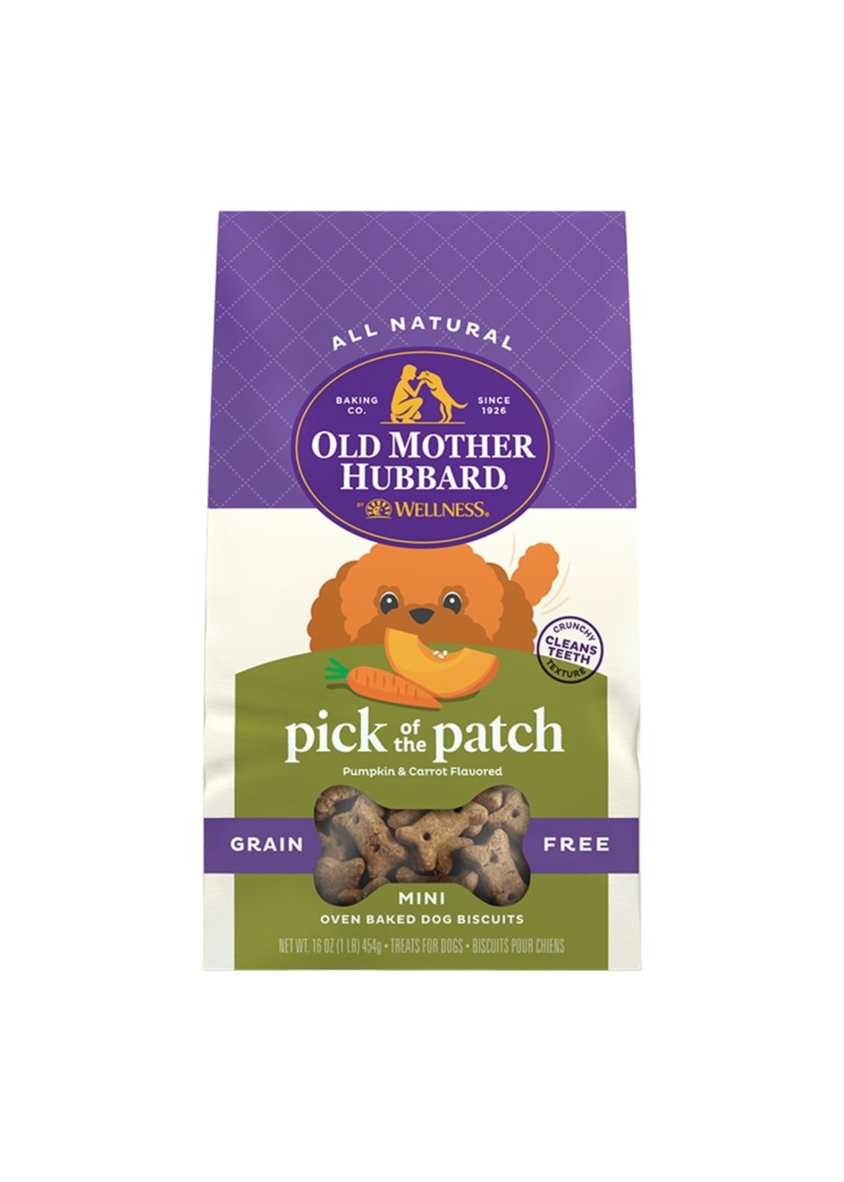 Old Mother Hubbard Old Mother Hubbard Dog Biscuits Grain Free Pick of the Patch Mini - 16 oz