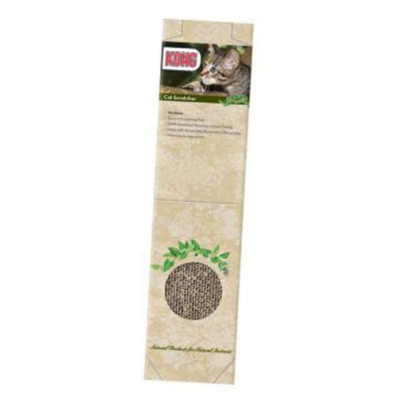 KONG KONG Naturals Cardboard Cat Scratcher with Catnip