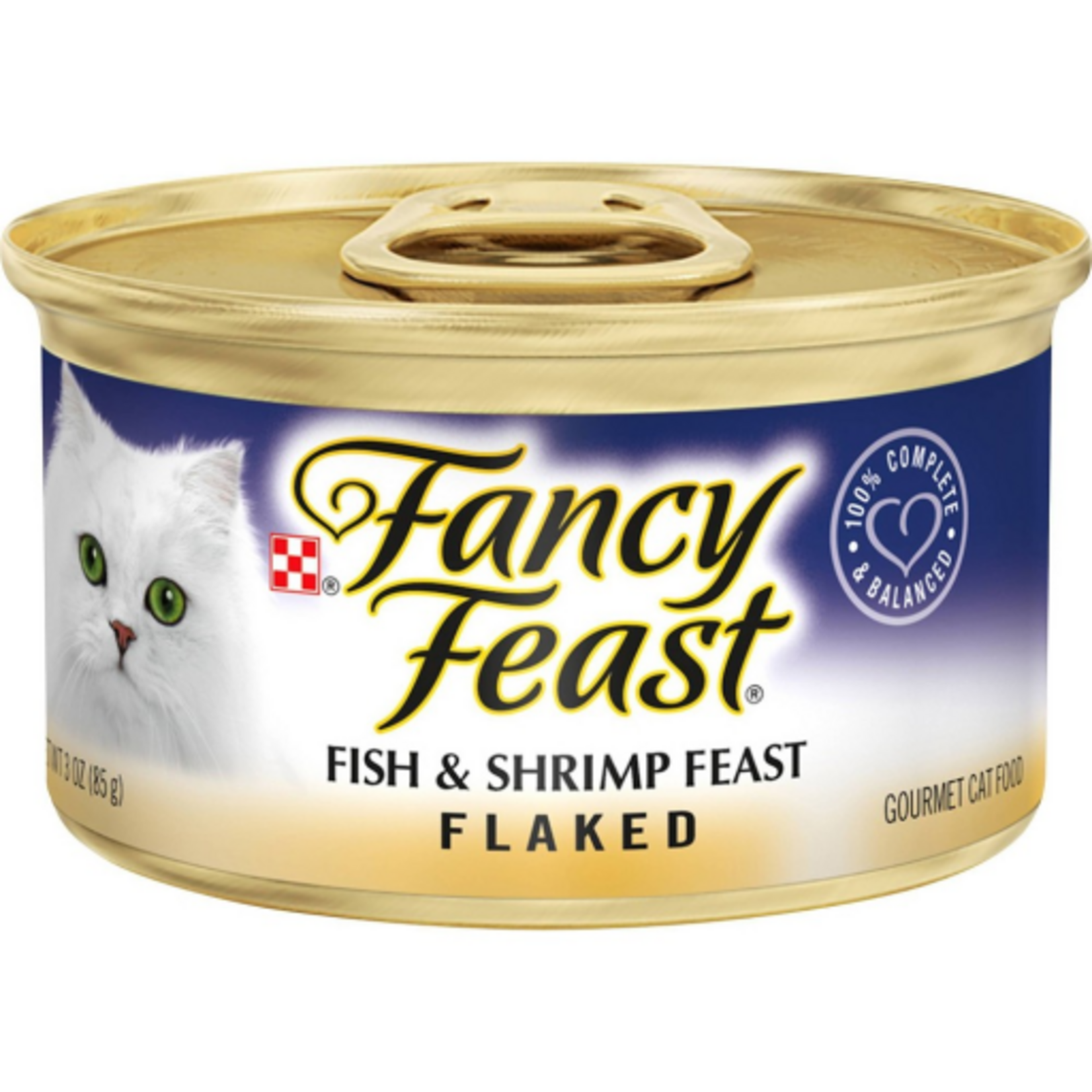 Fancy Feast Fancy Feast Flaked Gourmet Wet Cat Food Fish & Shrimp Feast - 3oz Can