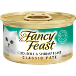 Fancy Feast Fancy Feast Cod & Sole & Shrimp Pate Wet Cat Food - 3 oz Can