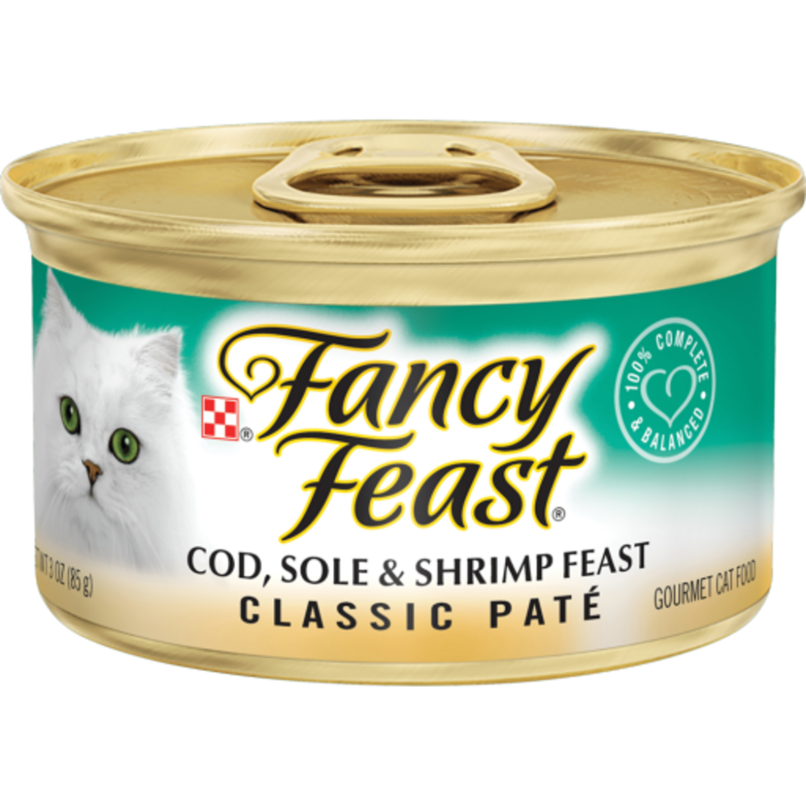 Fancy Feast Fancy Feast Cod & Sole & Shrimp Pate Wet Cat Food - 3 oz Can