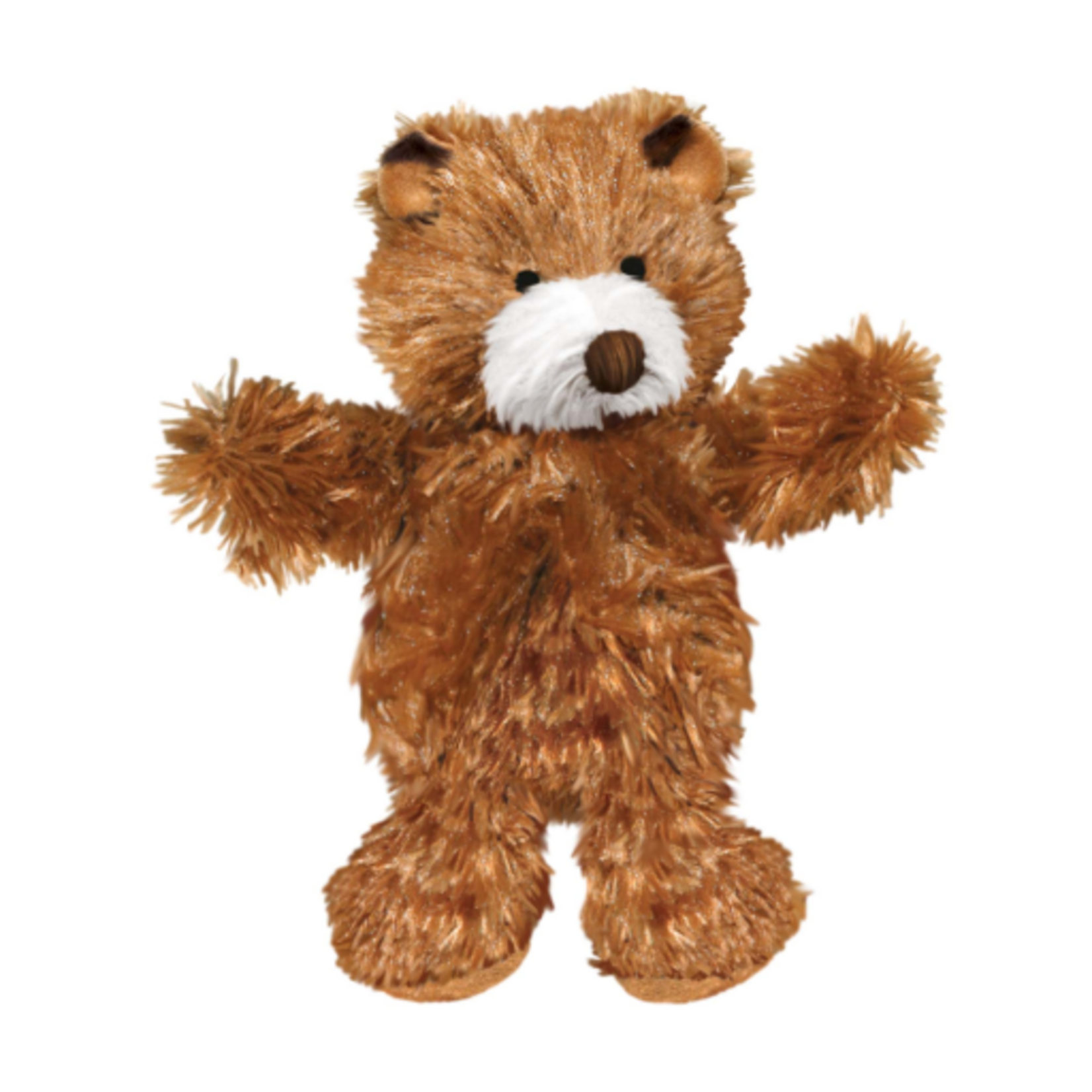 KONG KONG Plush Teddy Bear Dog Toy with Squeaker  Extra Small