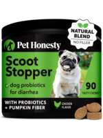 PET HONESTY Dog Scoot Stopper ANAL GLAND SUPPORT SOFT CHEWS 90CT