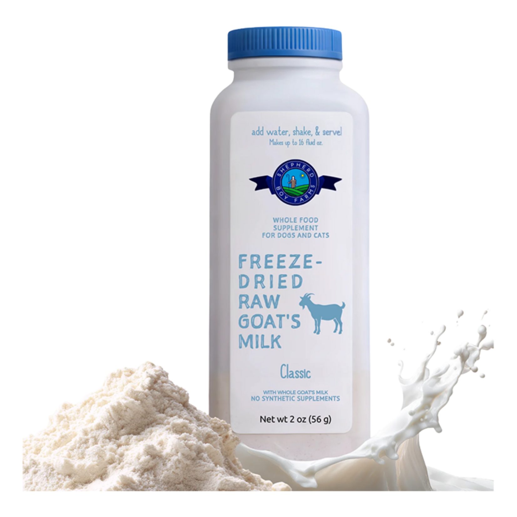 Shepherd Boy Farms Freeze Dried Classic Dog & Cat Goat's Milk - 16 oz