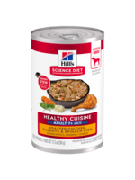Hill's Science Diet Hill's Science Diet Wet Dog Food Can - Healthy Cuisine Adult 7+ Chicken, Carrots & Spinach Stew - 12.5 oz, Case of 12