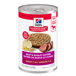 Hill's Science Diet Hill's Science Diet Wet Dog Food Can - Adult 1-6 Beef & Barley Entree - 13 oz, Case of 12