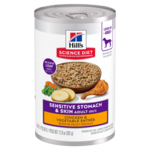 Hill's Science Diet Hill's Science Diet Wet Dog Food Can - Adult Sensitive Stomach & Skin Chicken & Vegetable - 12.8 oz, Case of 12
