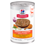 Hill's Science Diet Hill's Science Diet Wet Dog Food Can - Adult 1-6 Perfect Digestion Chicken, Vegetable & Rice Stew - 12.5 oz, Case of 12
