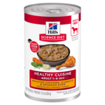 Hill's Science Diet Hill's Science Diet Wet Dog Food Can - Healthy Cuisine Adult 1-6 Chicken, Carrots & Spinach Stew - 12.5 oz, Case of 12